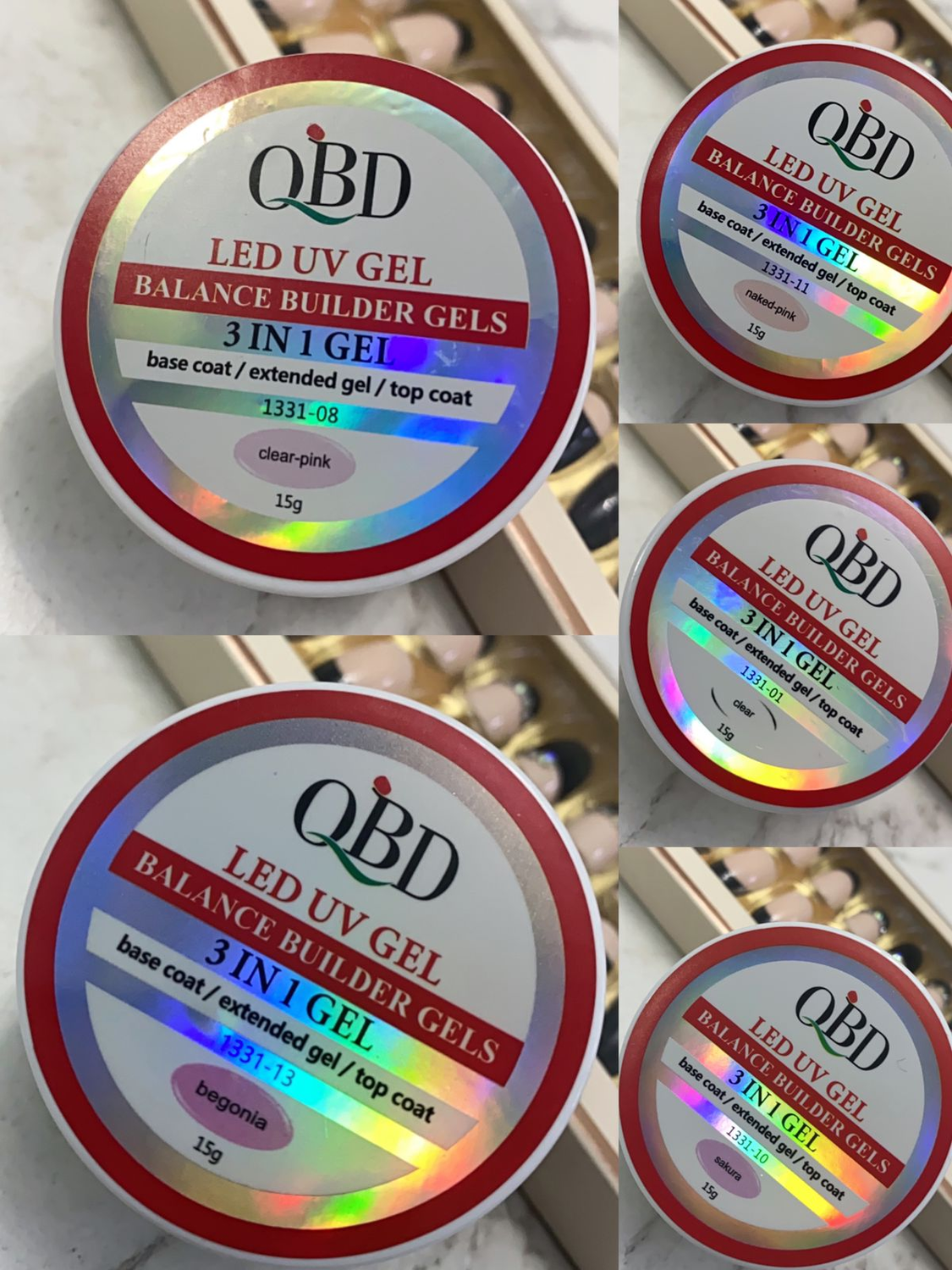 Gel de construcción 3 en 1 QBD