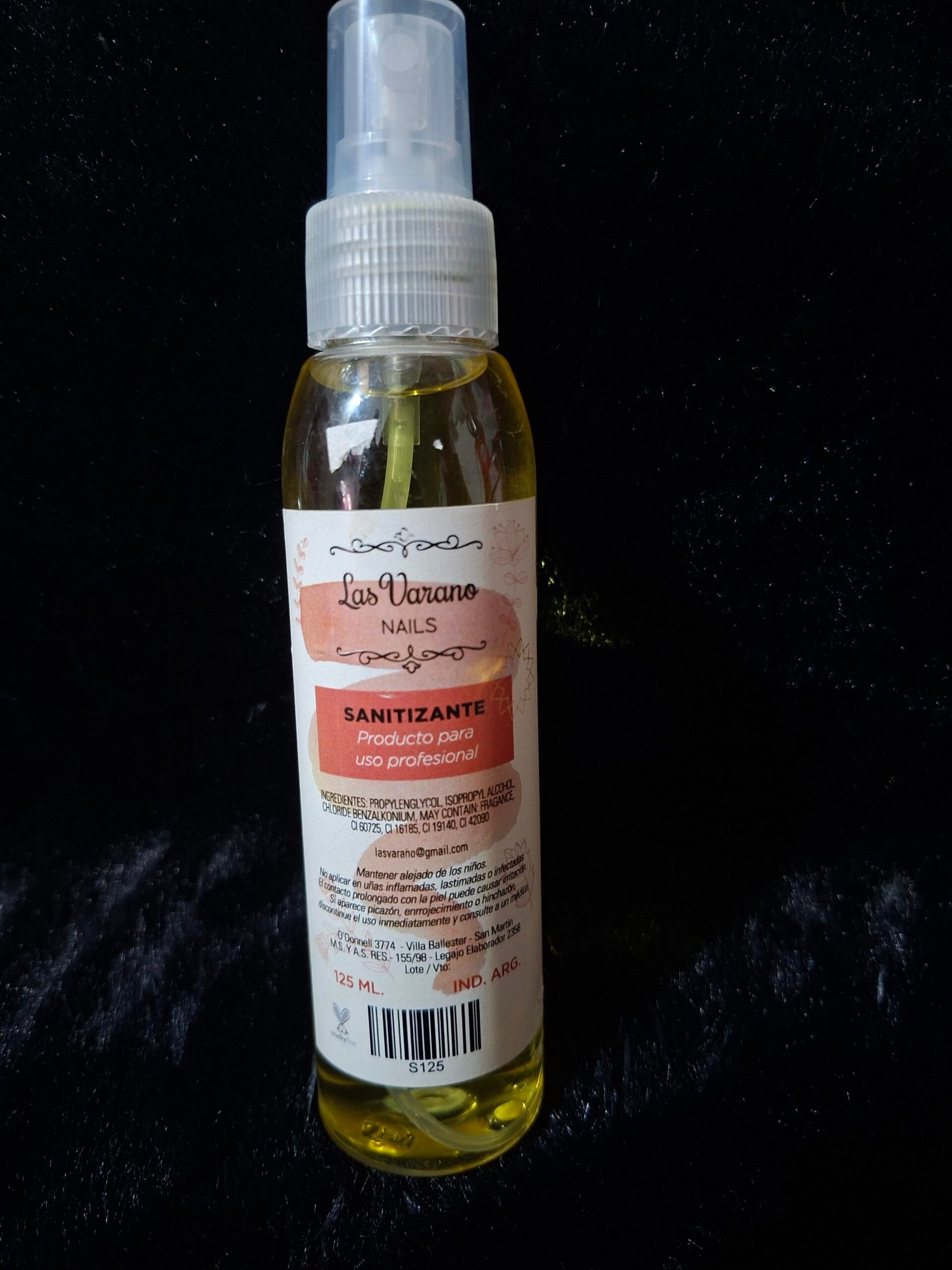 Sanitizante las varano 125ml