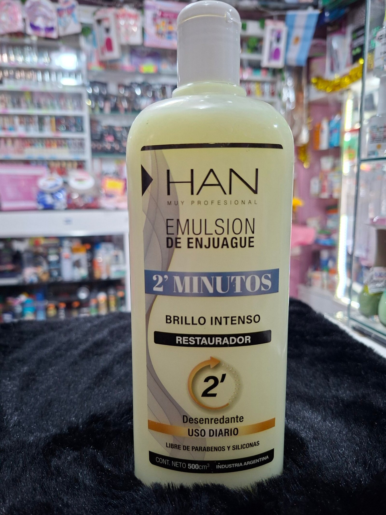 Enjuague Han 2 Minutos Brillo Intenso Restaurador 500 ml
