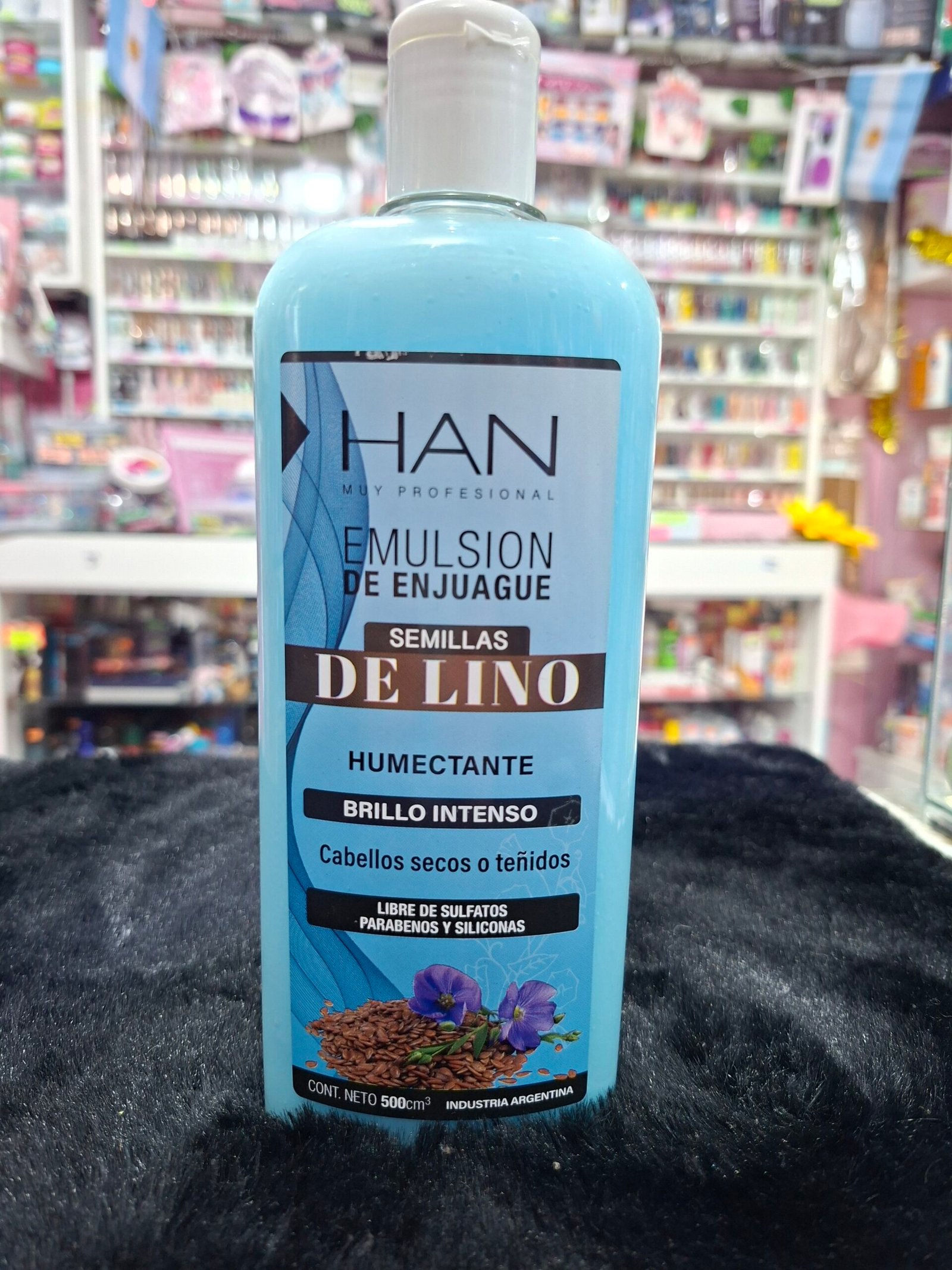 Han Semillas De Lino Enjuague Humectante Brillo 500ml