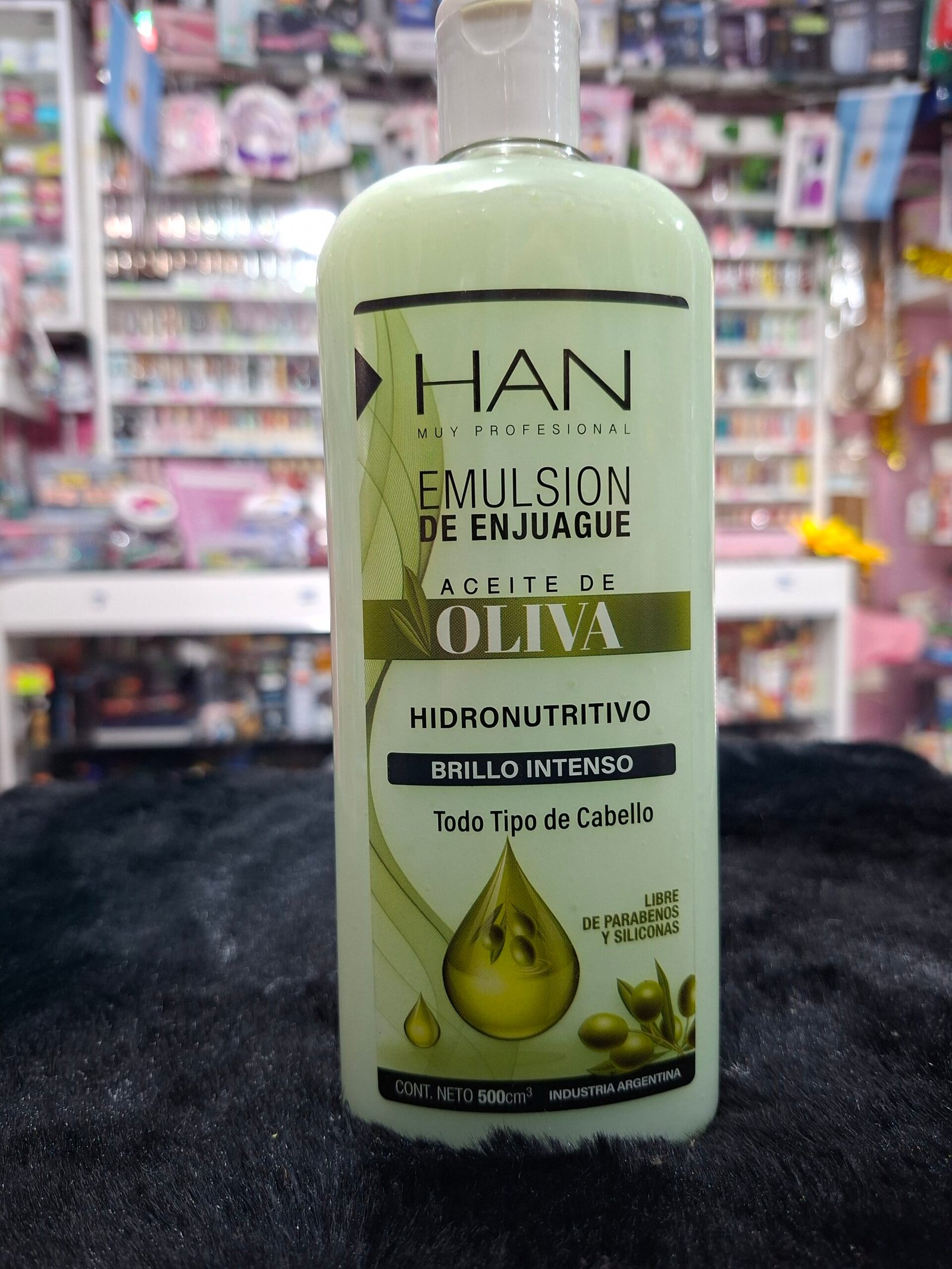 Han Enjuague Acondicionador Aceite De Oliva Brillo X 500ml