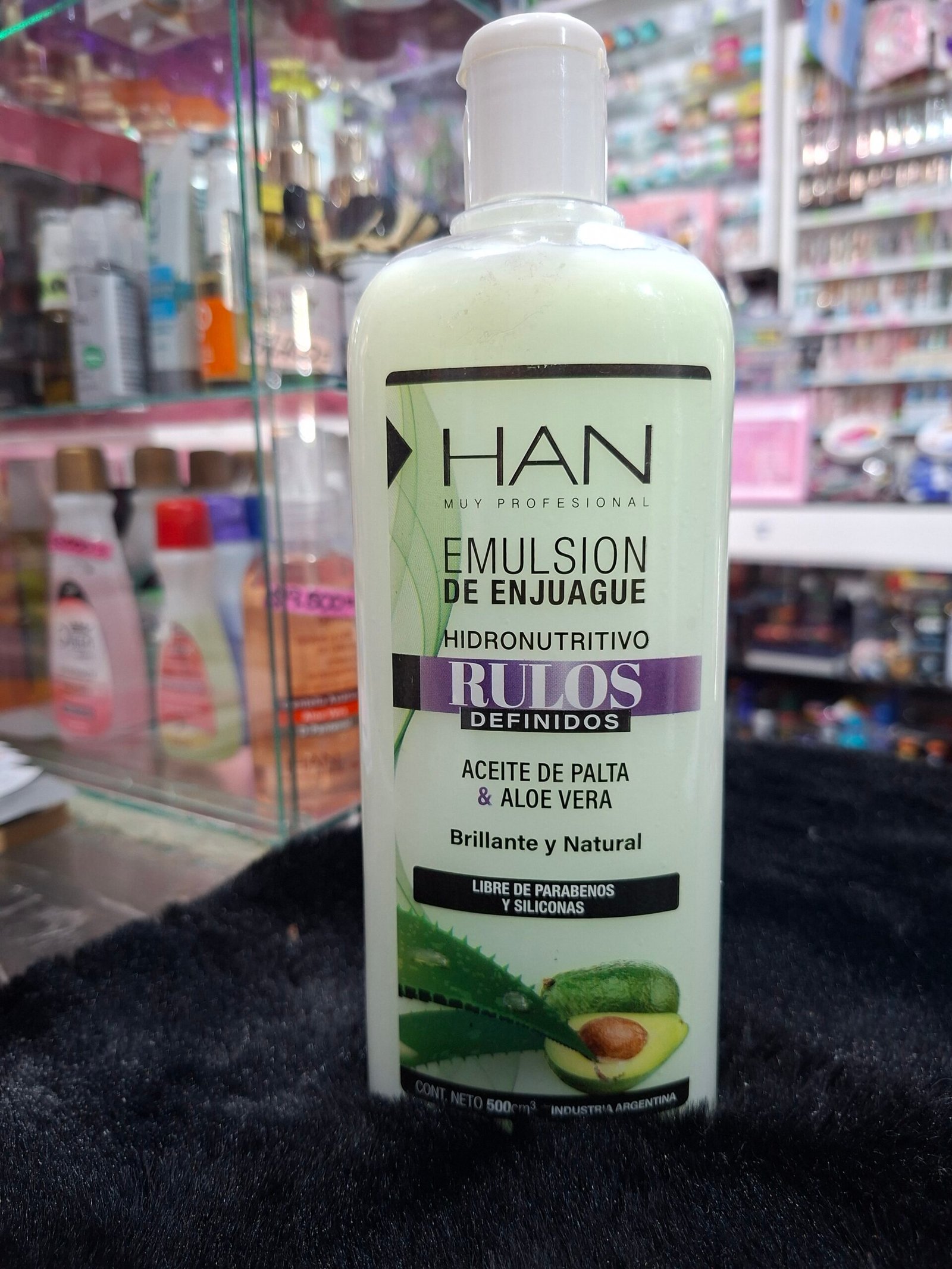 Han Rulos Definidos Enjuague Nutritivo Cabello 500ml