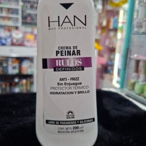 Han Rulos Definidos Crema De Peinar Protector Térmico 200ml