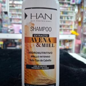 Han Avena Y Miel Shampoo Reparador Brillo Sin Sulfatos 500ml
