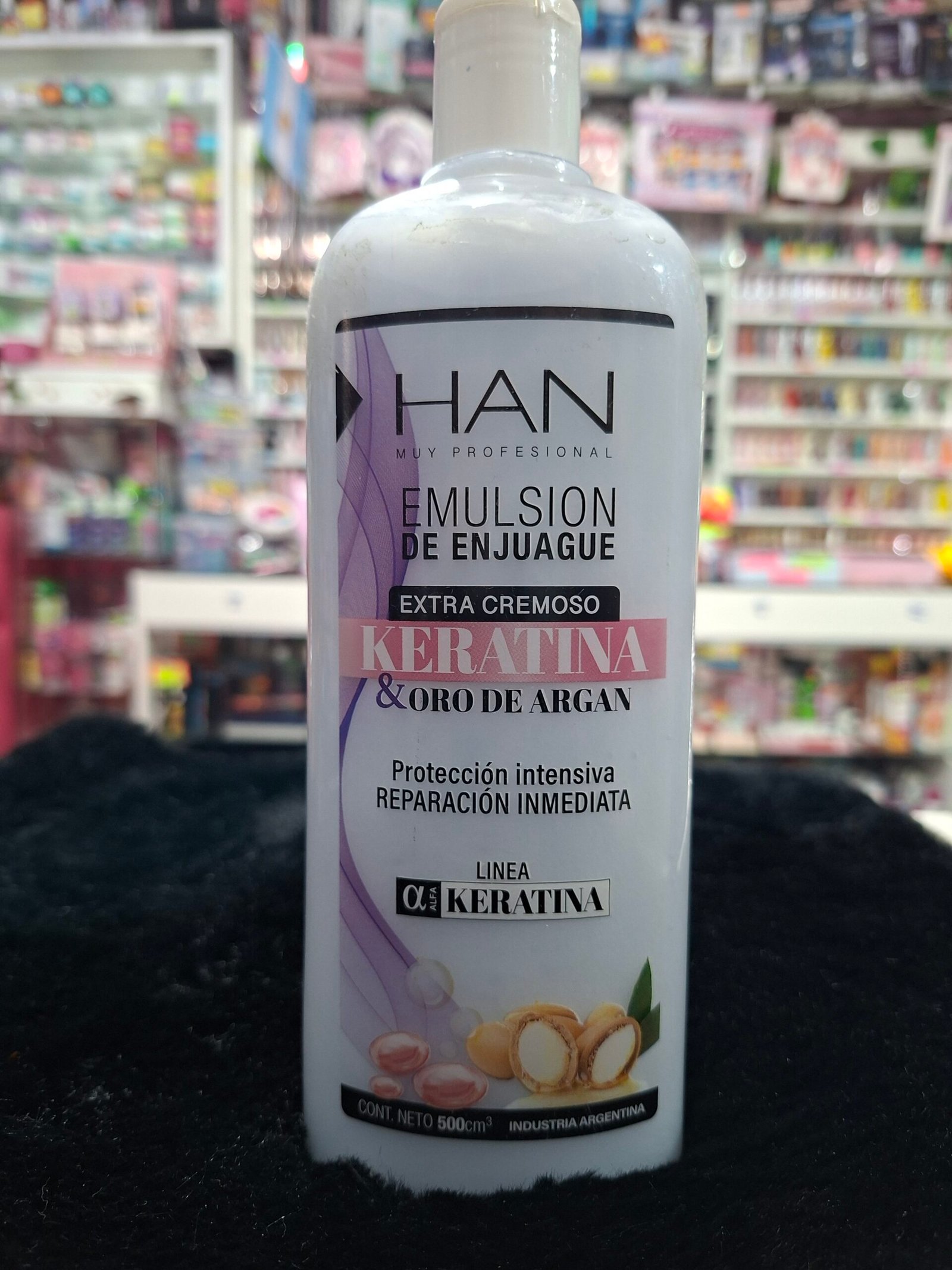 Han Enjuague Alfa Keratina Y Oro De Argán 500ml