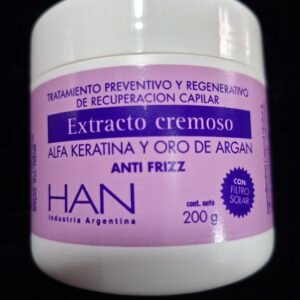 Han Mascara Keratina Y Argan Nutricion Baño De Crema X 200gr