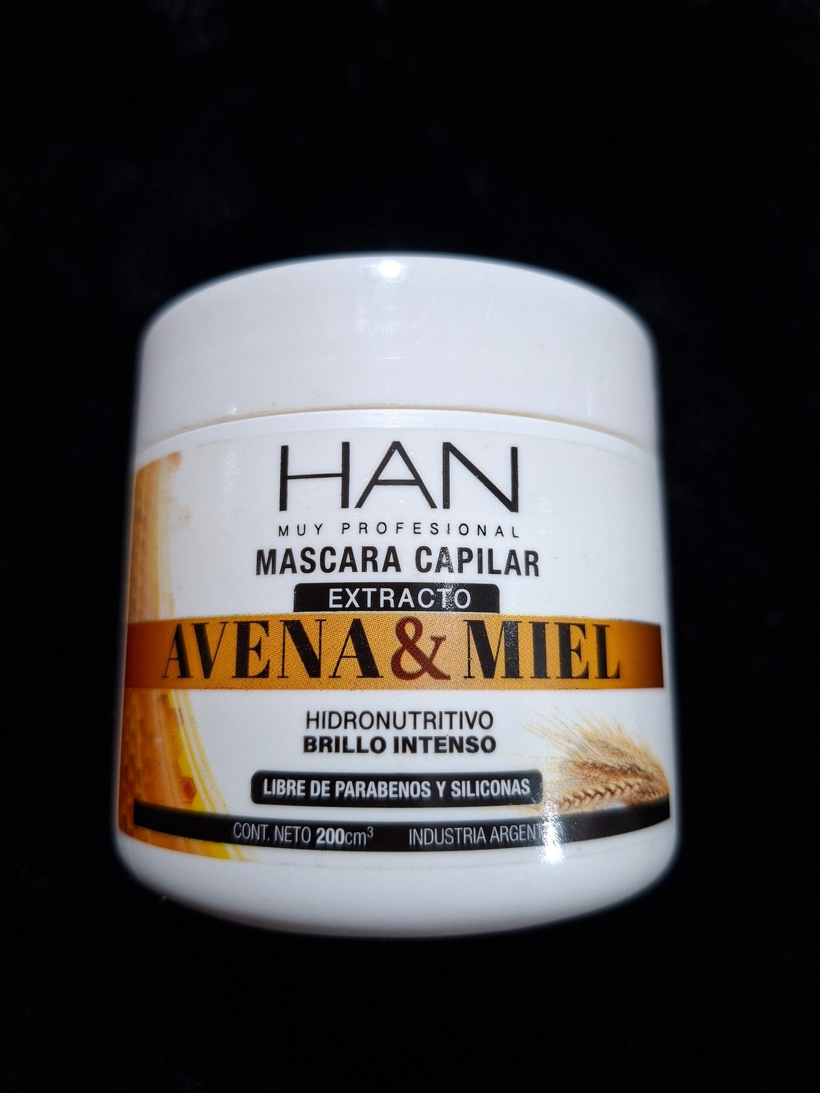 Han Avena Y Miel Mascara Capilar Nutrición Reparadora 200gr