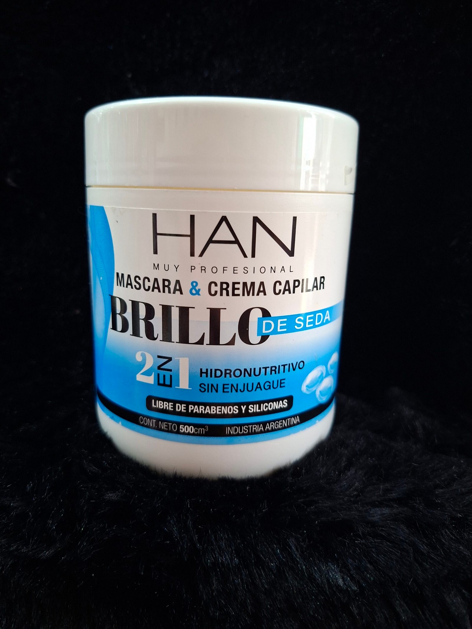 Mascara Brillo De Seda 2 En 1 Han 500 Ml.