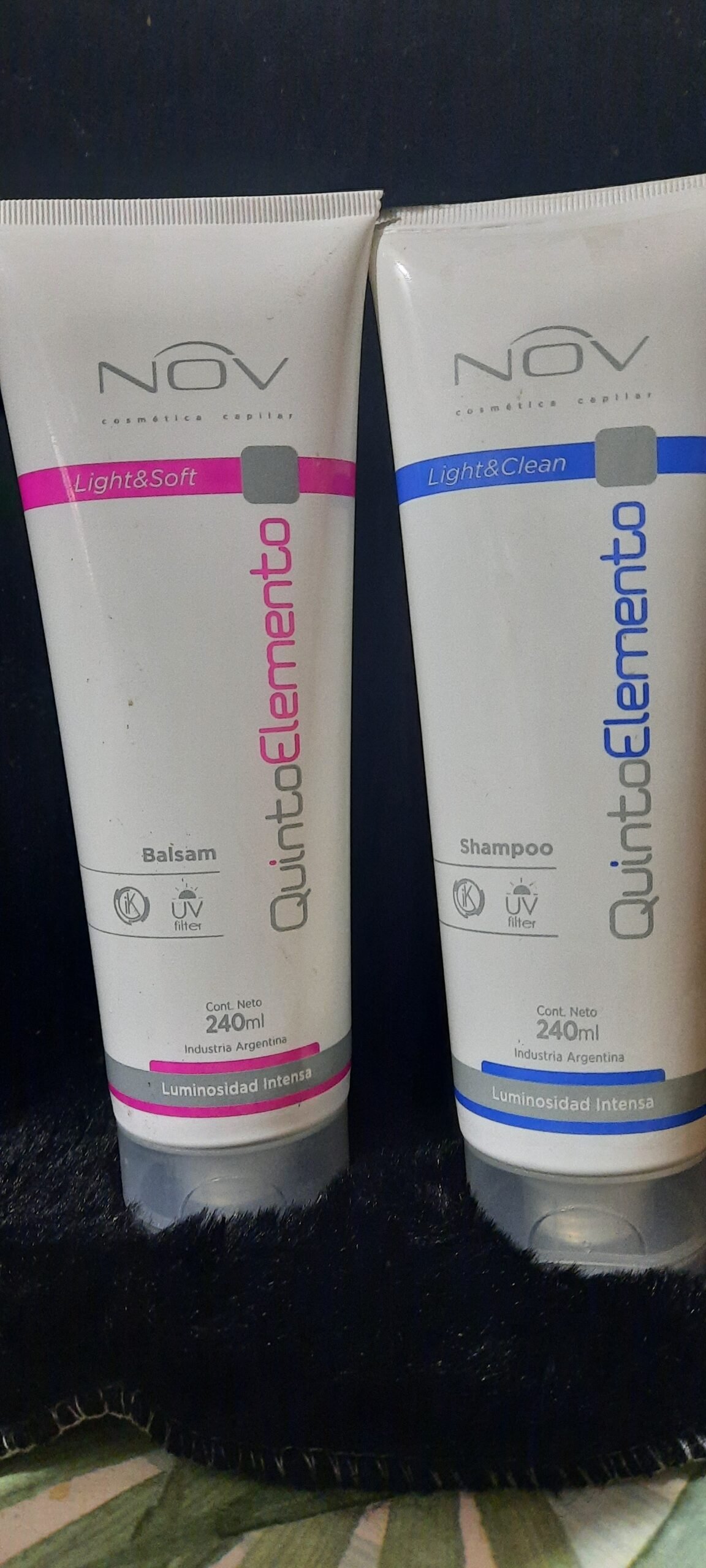 Acondicionador o Shampoo quinto elemento nov 240ml
