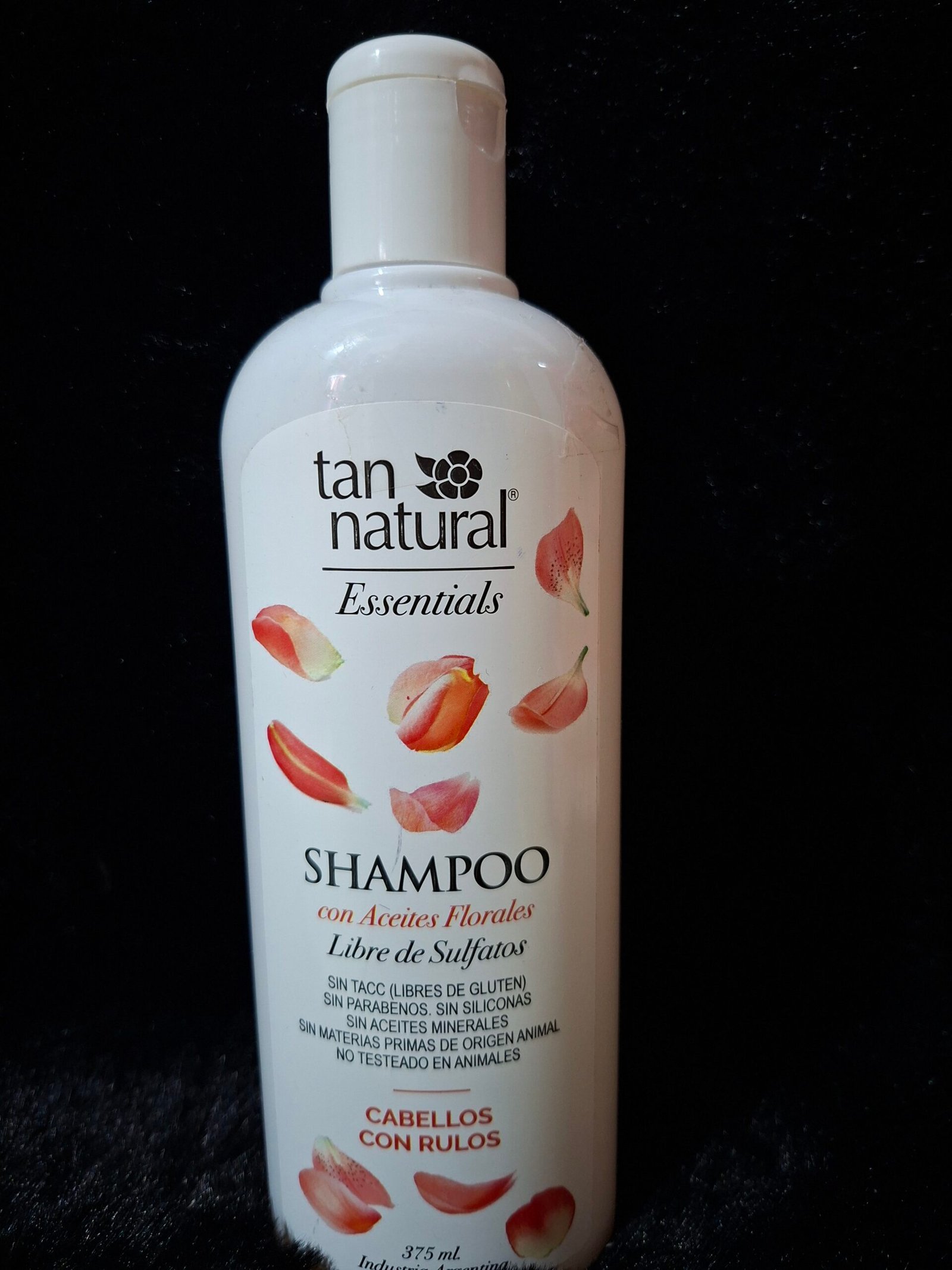 Shampoo con aceites florales para cab. Con rulos tan natural 375gr
