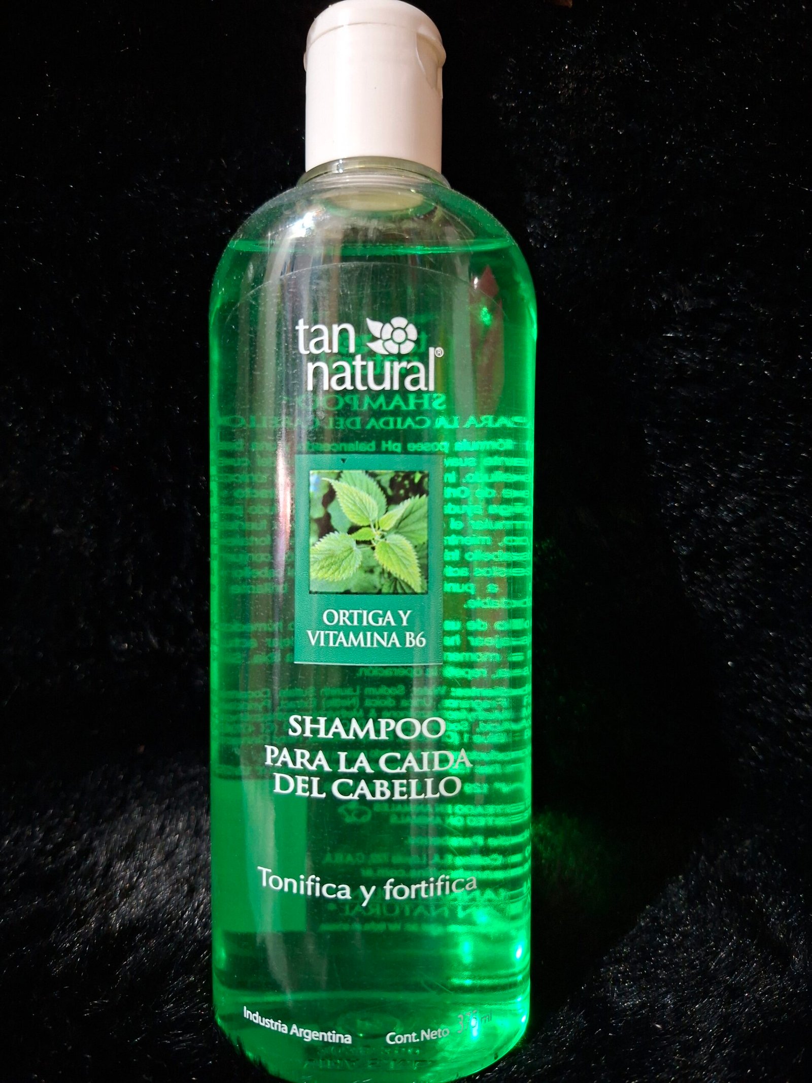 Shampoo ortiga y vit. B6 para la caida de cabello tan natural 375ml