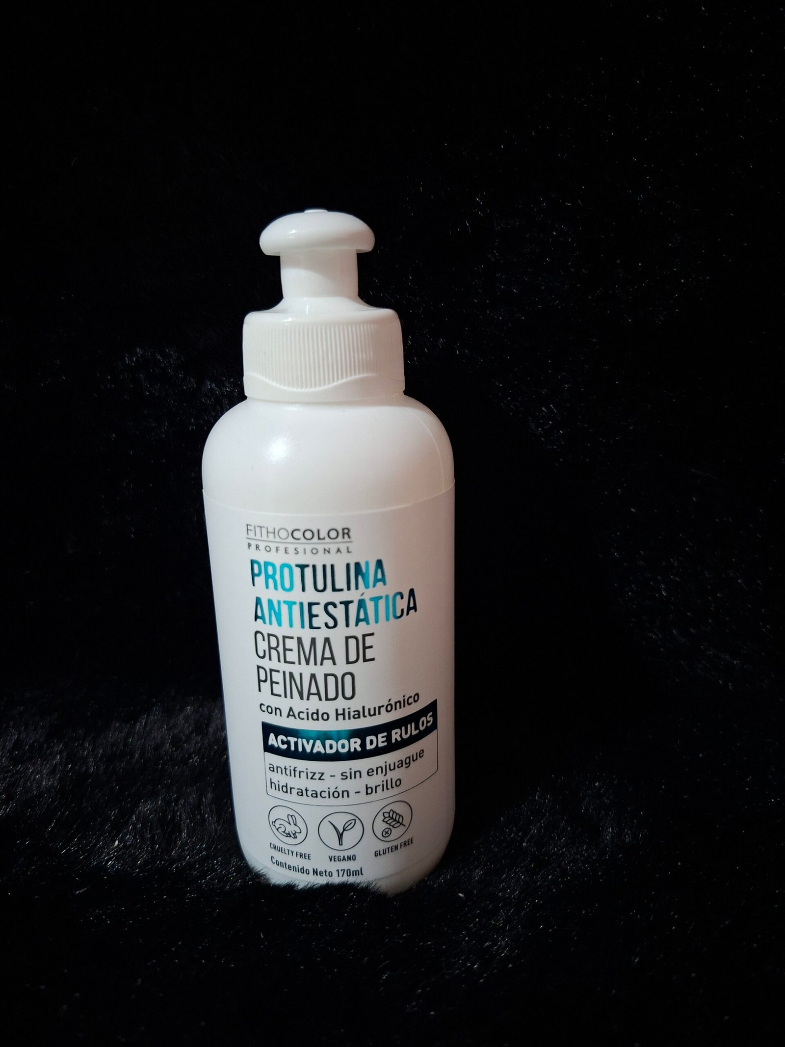 Crema de peinado con acido hialuronico activador de rulos fithocolor 170gr