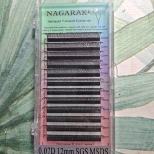 Pestañas pelo por pelo nagaraku 0.07D 12mm