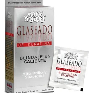 Glaseado de keratina mary bosques sobre 20gr