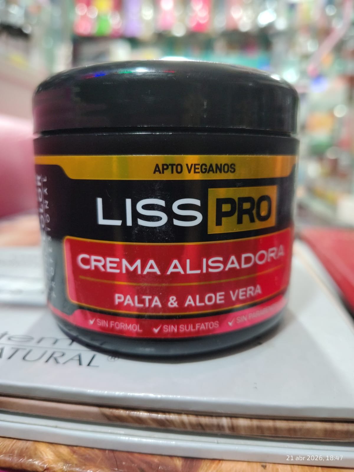 Fithocolor profesional liss Pro. Crema alisadora con palta & aloe vera sin formol 300ml - Imagen 2