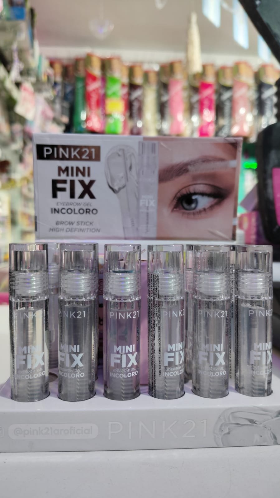 Gel para cejas pink 21 mini fix