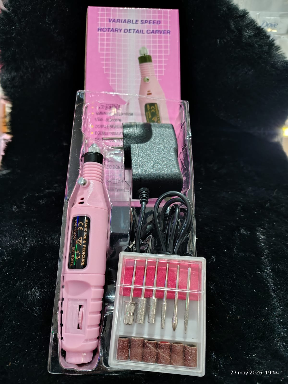 Torno eléctrico lápiz y fresas con cable a 220