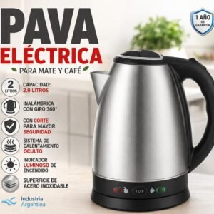 PAVA ELECTRICA EIFFEL _Con corte para mate 🧉