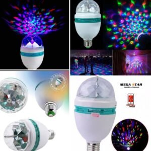 FOCO LED GIRATORIO 360°* IDEAL PARA FIESTAS