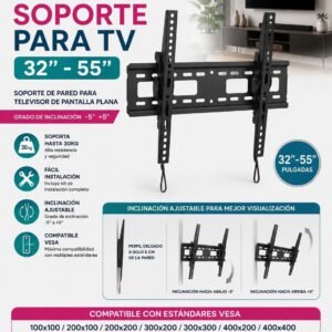 Soporte ajustable para TV 32-55”
