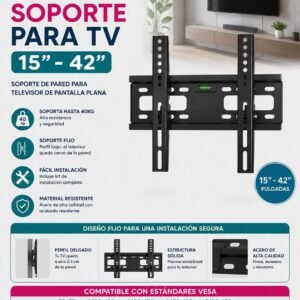 Soporte fijo para TV 15-42”