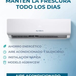 AIRE ACONDICIONADO ALASKA 2600W F/C