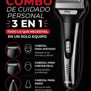 Afeitadora dinax style 3 en 1