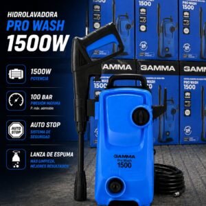 Hidrolavadora gamma  _1200W 90 BAR_