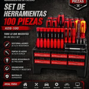 OMAHA SET DE HERRAMIENTAS 100PIEZAS