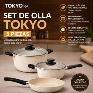 Set de ollas 5 piezas tokyo