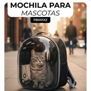 MOCHILA TRANSPORTADORA DE MASCOTAS