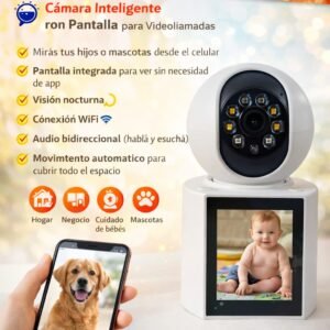 Camara con pantalla