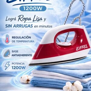 Plancha seca Eiffel 1200W