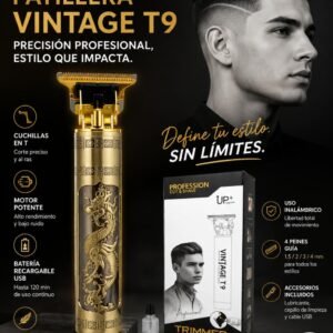 Patillera de pelo vintage T9