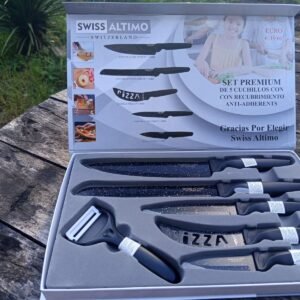 Set de cuchillos + pela papas!