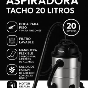 Aspiradora dinax 20lts