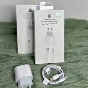 Cargador iPhone 20W + Cable USB-C a Lightning