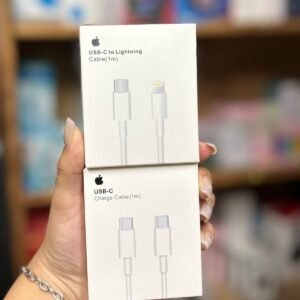 Cables Apple USB-C y Lightning (1 metro)
