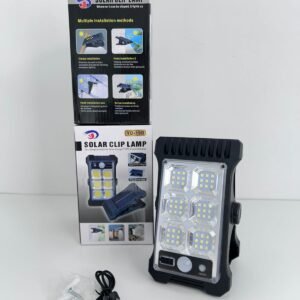 Lampara solar con clip