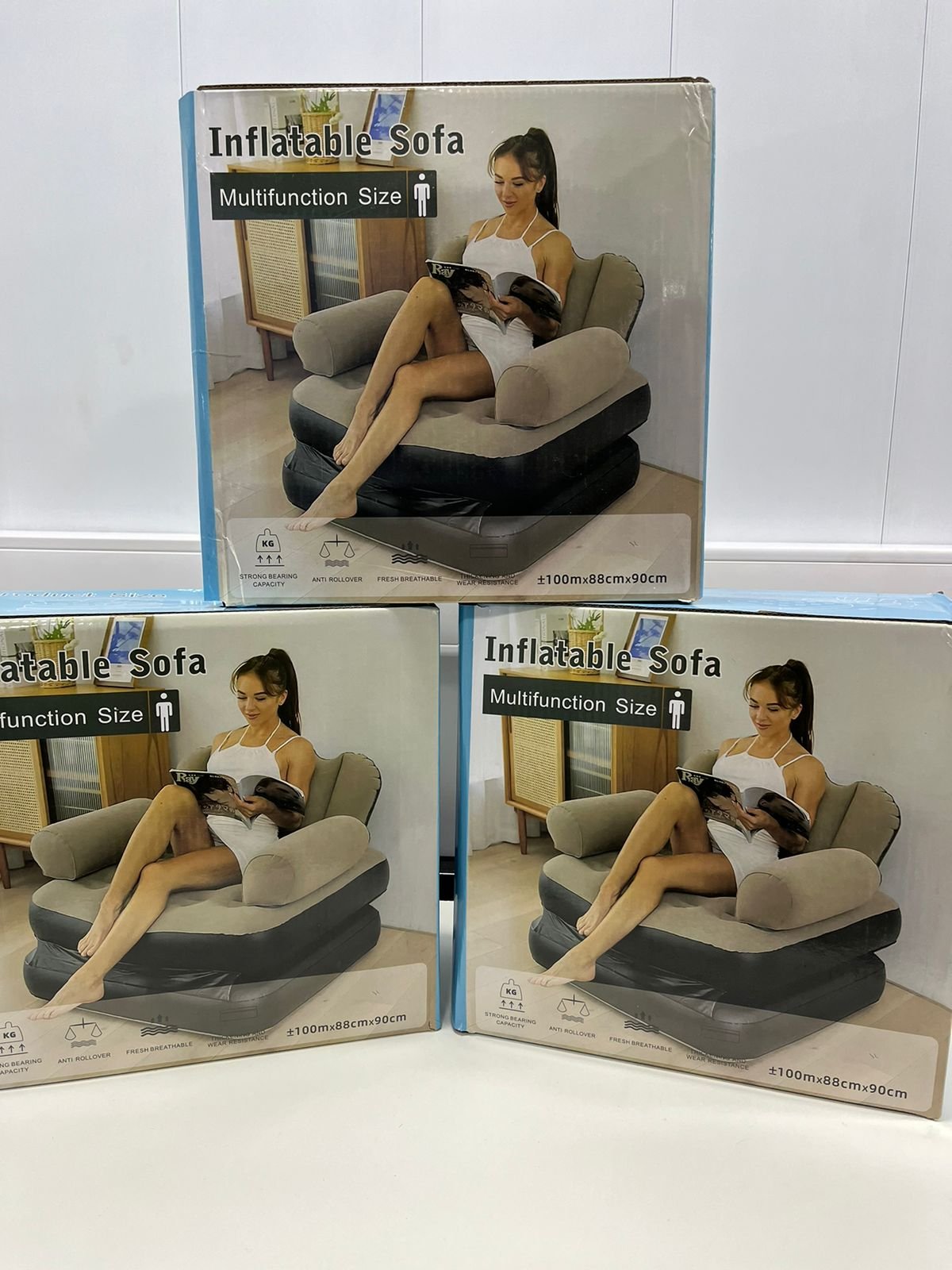 Sofa inflable 100-88-90cm