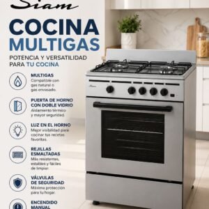 COCINA MORELLI SAHO KUMA 550 VIDRIO
