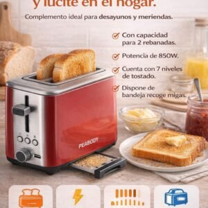 TOSTADORA PEABODY ROJA