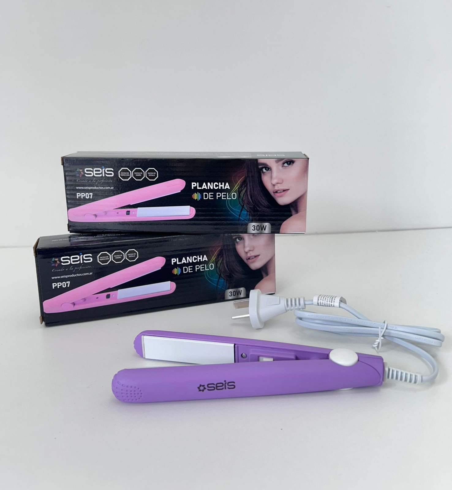 Mini plancha de pelo