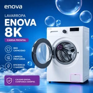 Lavarropas Enova 8kg 1200rpm