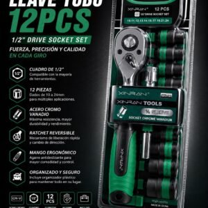 Llave tubo 12 piezas