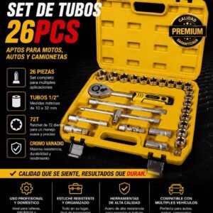 Set de tubos 26 piezas