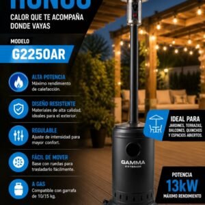 Calefactor hongo exterior Gamma