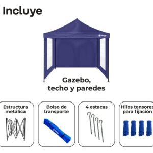 Gazebo plegable Waggs
