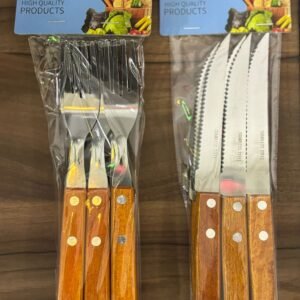 Set de cuchillos + tenedores
