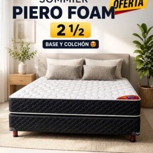 SOMMIER PIERO FOAM 190x140x23cm (2½)